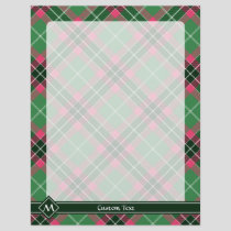 Green and Pink Tartan Flyer