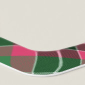 Green and Pink Tartan License Plate Frame (Detail)