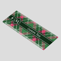 Green and Pink Tartan Ruler