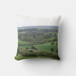 Green and Pleasant Land Throw Pillow