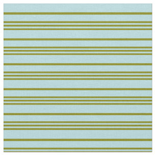 Green and Powder Blue Colored Lines Fabric