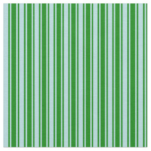 Green and Powder Blue Colored Stripes Pattern Fabric