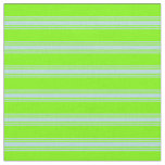 [ Thumbnail: Green and Powder Blue Lined/Striped Pattern Fabric ]