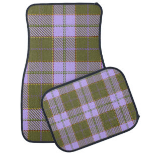 Green and Purple Tartan Plaid Scottish Seamless Pa Car Floor Mat
