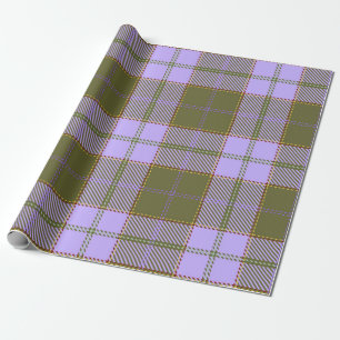 Green and Purple Tartan Plaid Scottish Seamless Pa Wrapping Paper