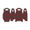 Green and Red Clan Stewart Plaid Favor Gift Box