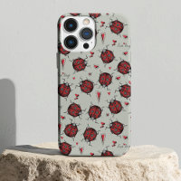 Green and Red Ladybugs Hearts Love Bug Insect