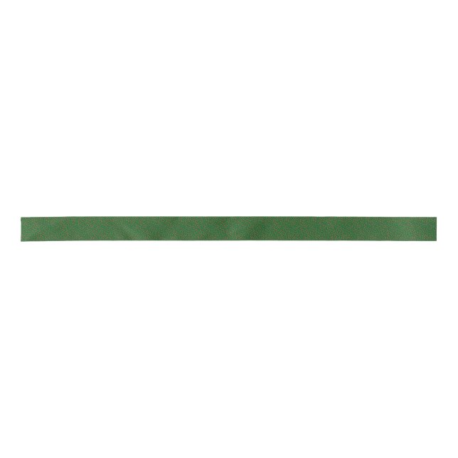 Green and Red Polka Dots Christmas Ribbon (Front)