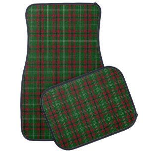 Green and Red Tartan/Plaid Car Floor Mat