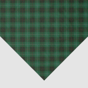 Green and Red Tartan Plaid Christmas Tissue Paper