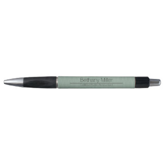Green and Silver CPA or Business Template Pen