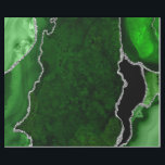 Green and Silver Faux Glitter Agate Wrapping Paper<br><div class="desc">This elegant and glamorous wrapping paper is versatile and can be used for giving gifts or art and craft projects. It is ideal for any occasion such as birthdays, weddings, bridal showers, baby showers, anniversaries or general gifts. It features green marble agate on a distressed green background. The faux silver...</div>