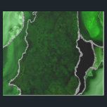 Green and Silver Faux Glitter Agate Wrapping Paper<br><div class="desc">This elegant and glamorous wrapping paper is versatile and can be used for giving gifts or art and craft projects. It is ideal for any occasion such as birthdays, weddings, bridal showers, baby showers, anniversaries or general gifts. It features green marble agate on a distressed green background. The faux silver...</div>