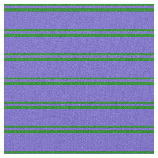 Green and Slate Blue Pattern Fabric (Close Up)