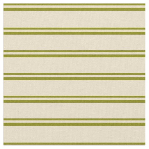 Green and Tan Lined/Striped Pattern Fabric