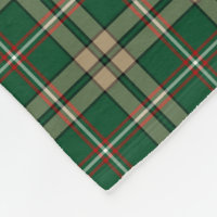 Green and Tan Plaid O'Neill Tartan