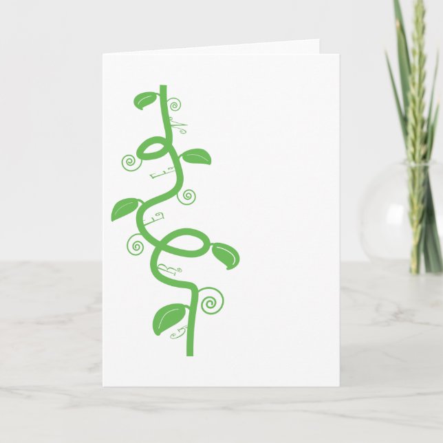 Green and the Beanstalk Card (Front)