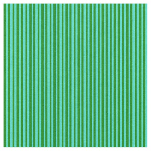 Green and Turquoise Lines/Stripes Pattern Fabric