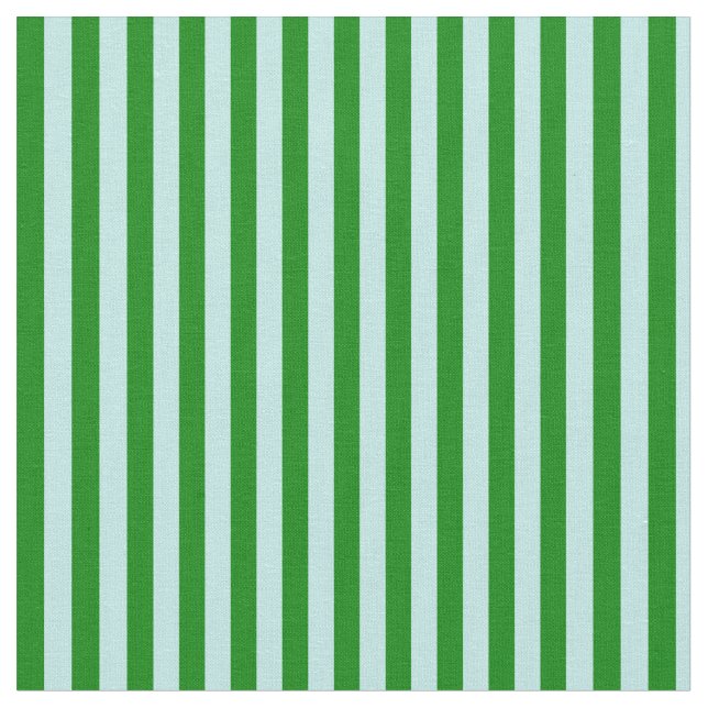 Green and Turquoise Striped/Lined Pattern Fabric (Close Up)
