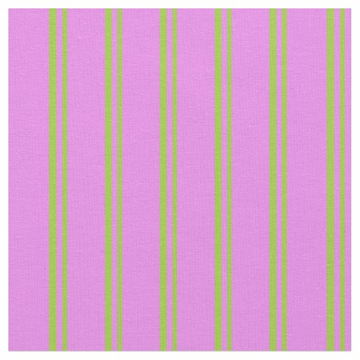 Green and Violet Stripes Fabric