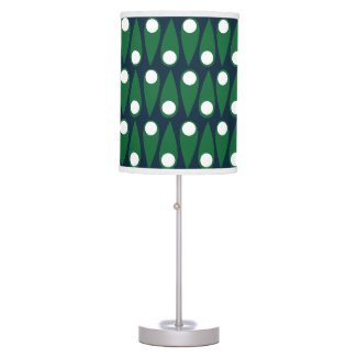 Green and White Abstract Pattern