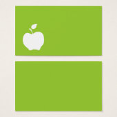 Green and White Apple (Front & Back)