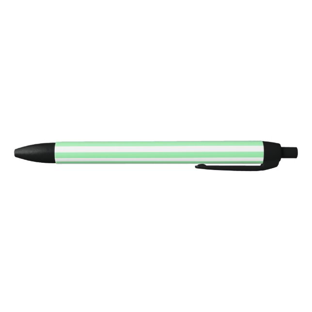 Green and white candy stripes pen (Bottom)