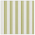 [ Thumbnail: Green and White Colored Lined/Striped Pattern Fabric ]