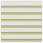 [ Thumbnail: Green and White Colored Lines Fabric ]