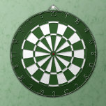 Green and White Dart Board<br><div class="desc">Green and white colored dart board.</div>