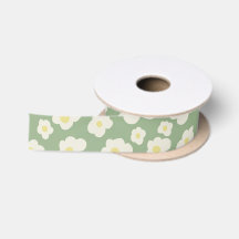 Green and white floral