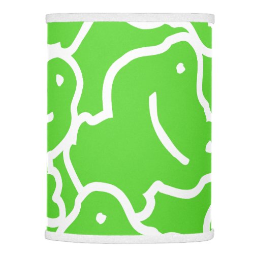 Green And White Frog Pattern Lamp Shade