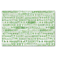 Cheerful Colorful Christmas Ornaments Tissue Paper, Zazzle