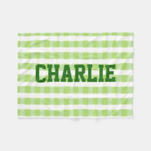 Green and White Plaid