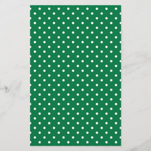 Green and White Polka Dots (Front)