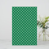 Green and White Polka Dots (Standing Front)