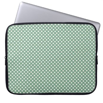 Green And White Polka Dots Case by RossiCards at Zazzle