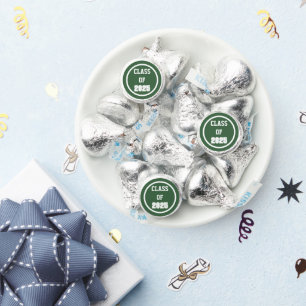 Green and White School Colors Class Year Hershey®'s Kisses®