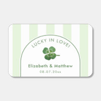 Green And White Shamrock Irish Wedding