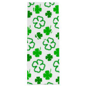 Green and White Shamrock St Patrick’s Day Gift Bag (Back)