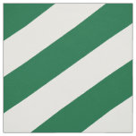 Green and white striped pattern fabric
