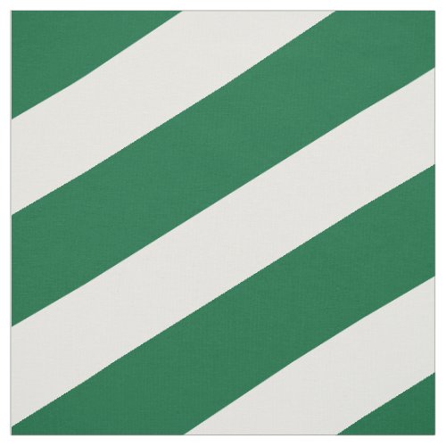 Green and white striped pattern fabric