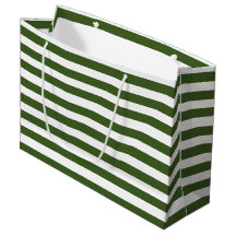 Green and White Stripes