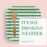 Green and White Stripes Paper Plates<br><div class="desc">Introducing our elegant and charming green and white stripe paper plates, perfect for adding a touch of sophistication to any event. Whether you're hosting a bridal shower in a country club or a golf-themed party, these plates will elevate your table setting and impress your guests. Crafted from high-quality, sturdy paper...</div>