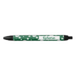 Green and White Volleyball Pattern Pen