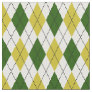 Green and Yellow Argyle Pattern Fabric