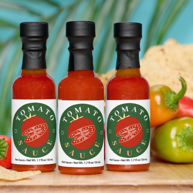 Green and Yellow Circle Tomato Hot Sauce (Multi)