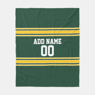 Packers Striped Script Ultra Fleece Throw Blanket