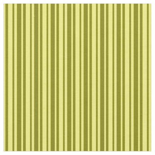 Green and Yellow Lines Pattern Fabric
