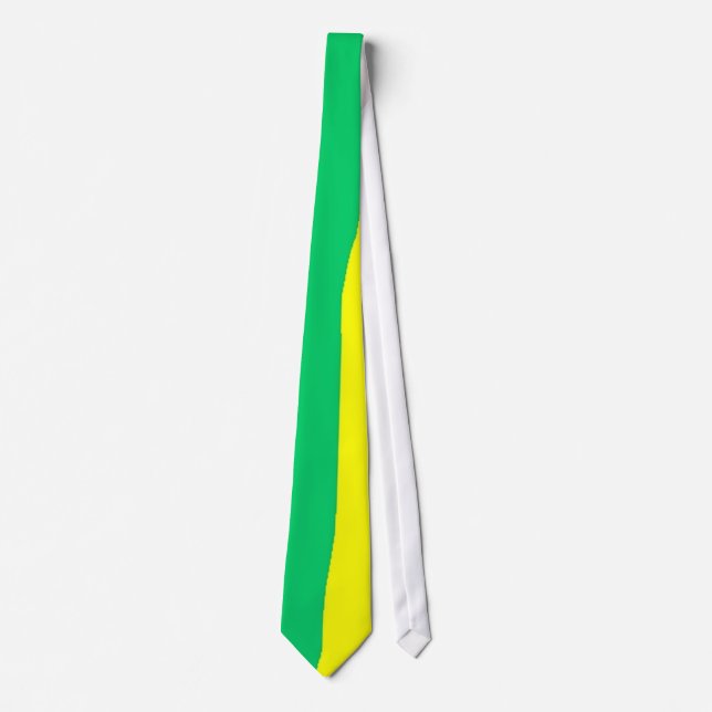 Green and Yellow Neck Tie (Front)